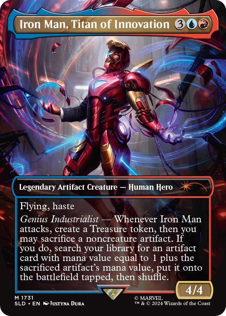 MTG x MARVEL】 飛行、速攻 これが攻撃するたび、宝物トークン1つを