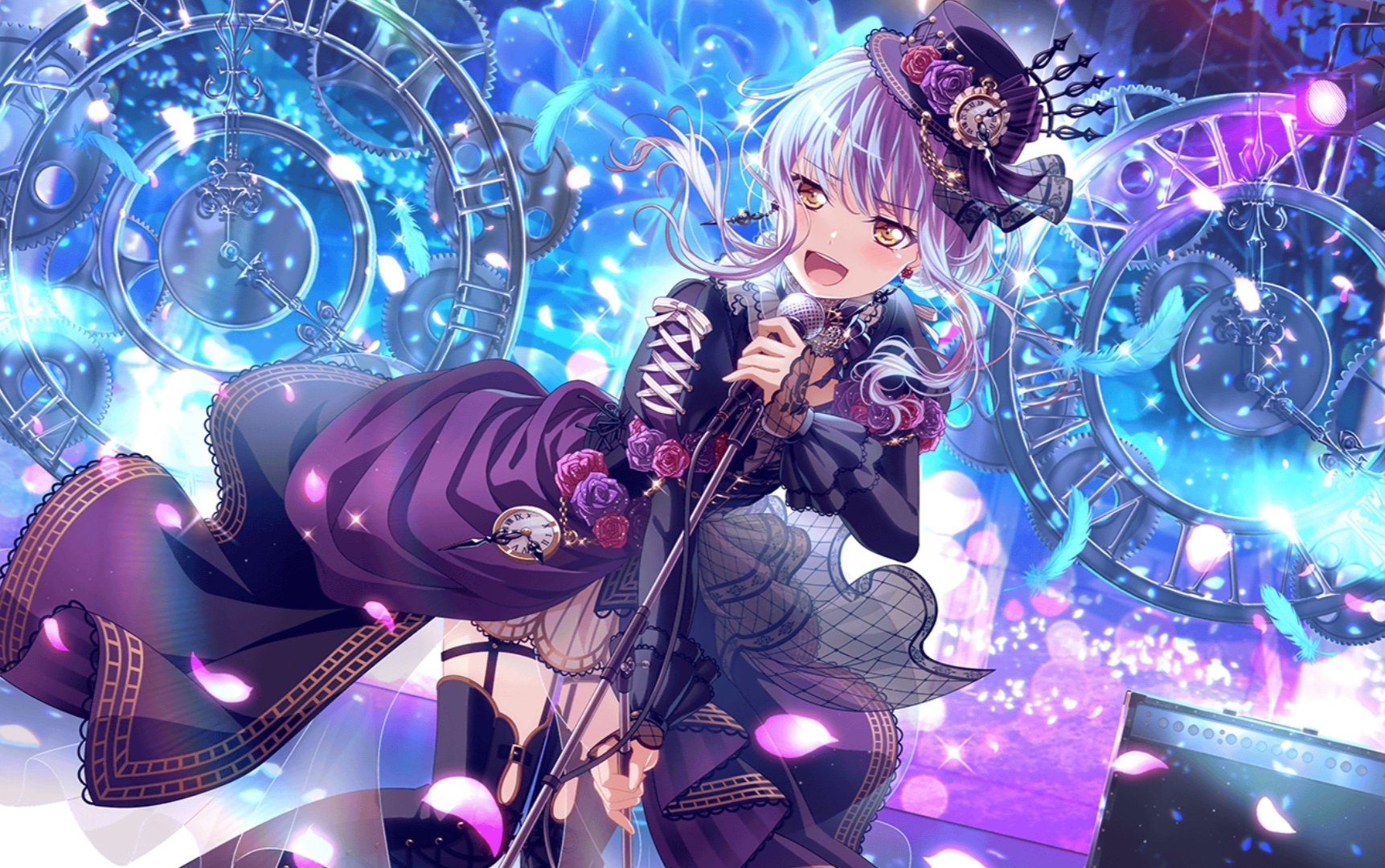 狂い咲く紫炎の薔薇”湊友希那(金箔押しキャラクターサイン入り) 2025年