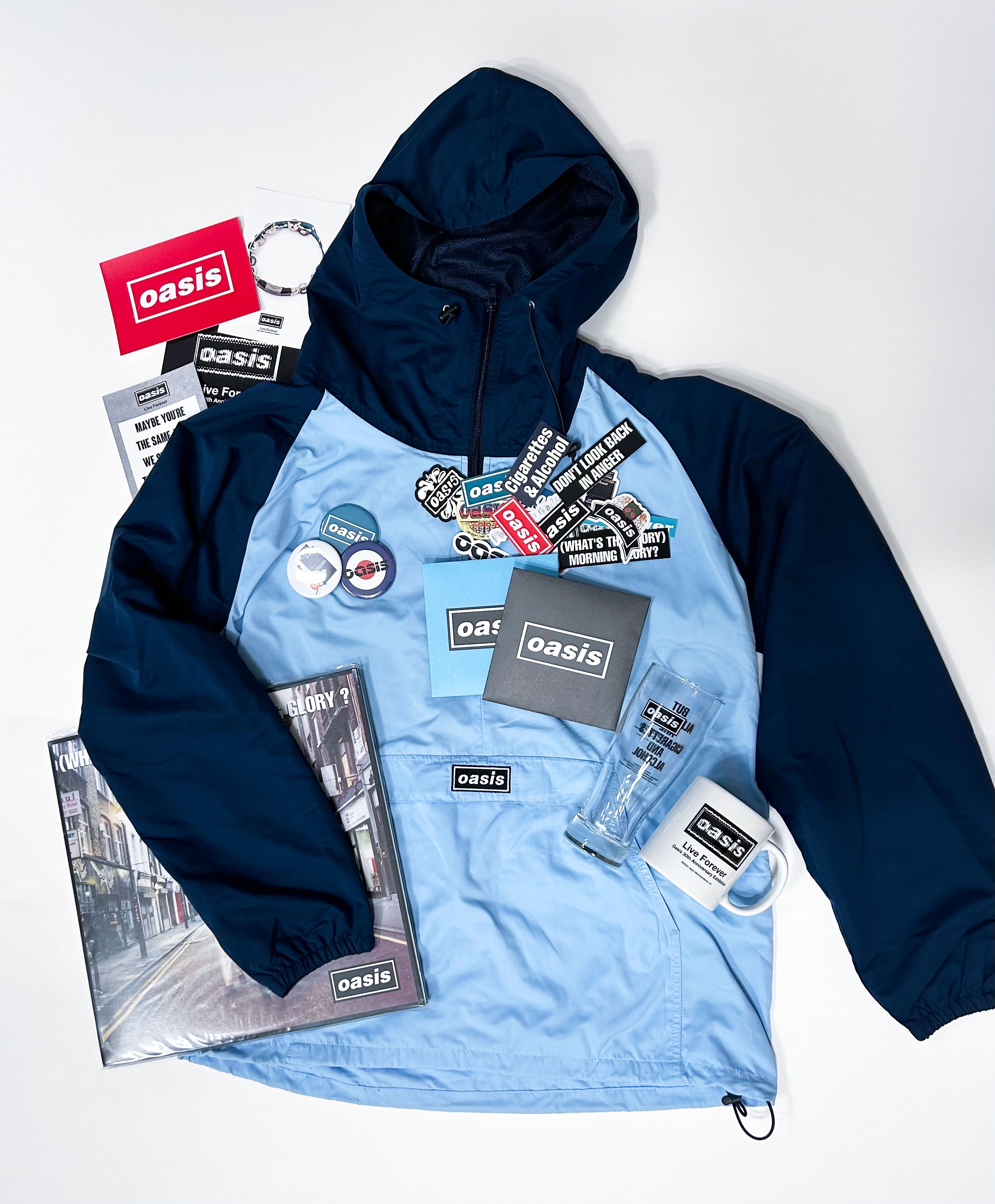 オアシス メタル キーホルダー oasis 30周年 Live Forever Oasis Live