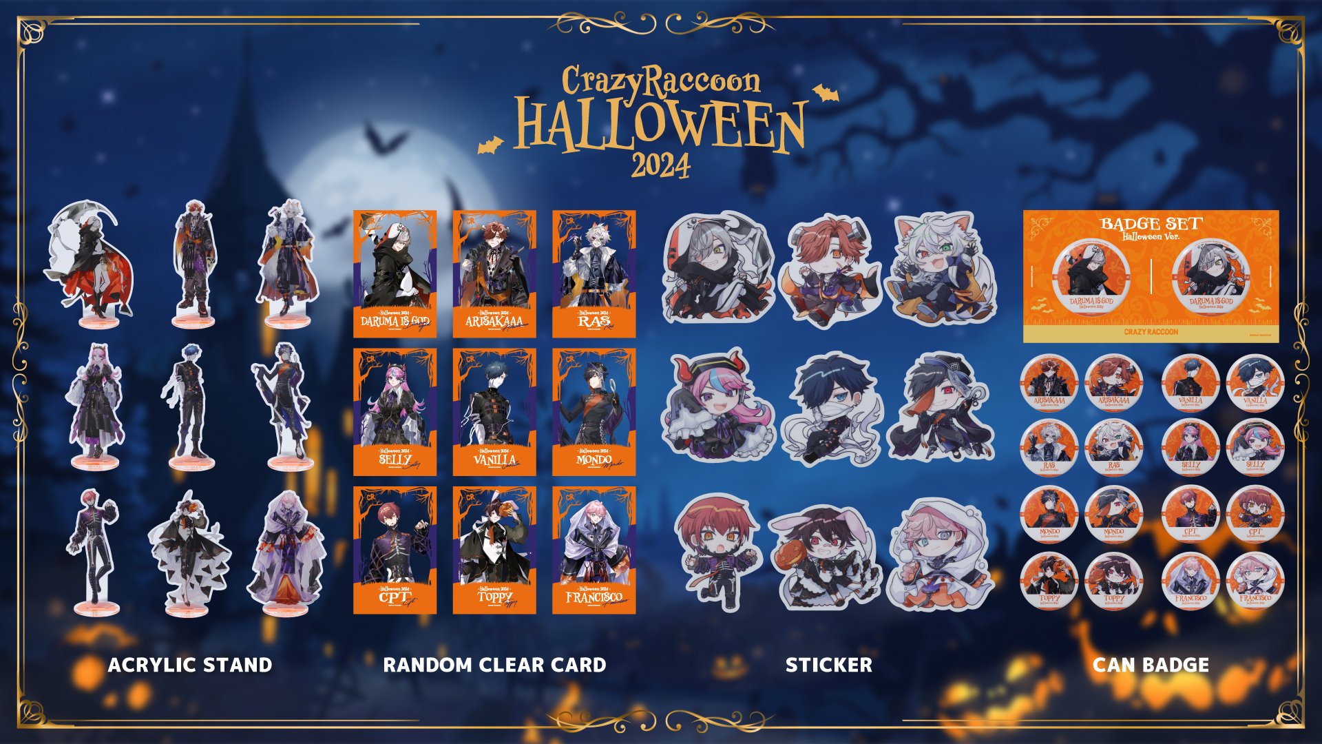 Crazy Raccoon CR アクリルスタンド アクスタ Mondo アウトレ