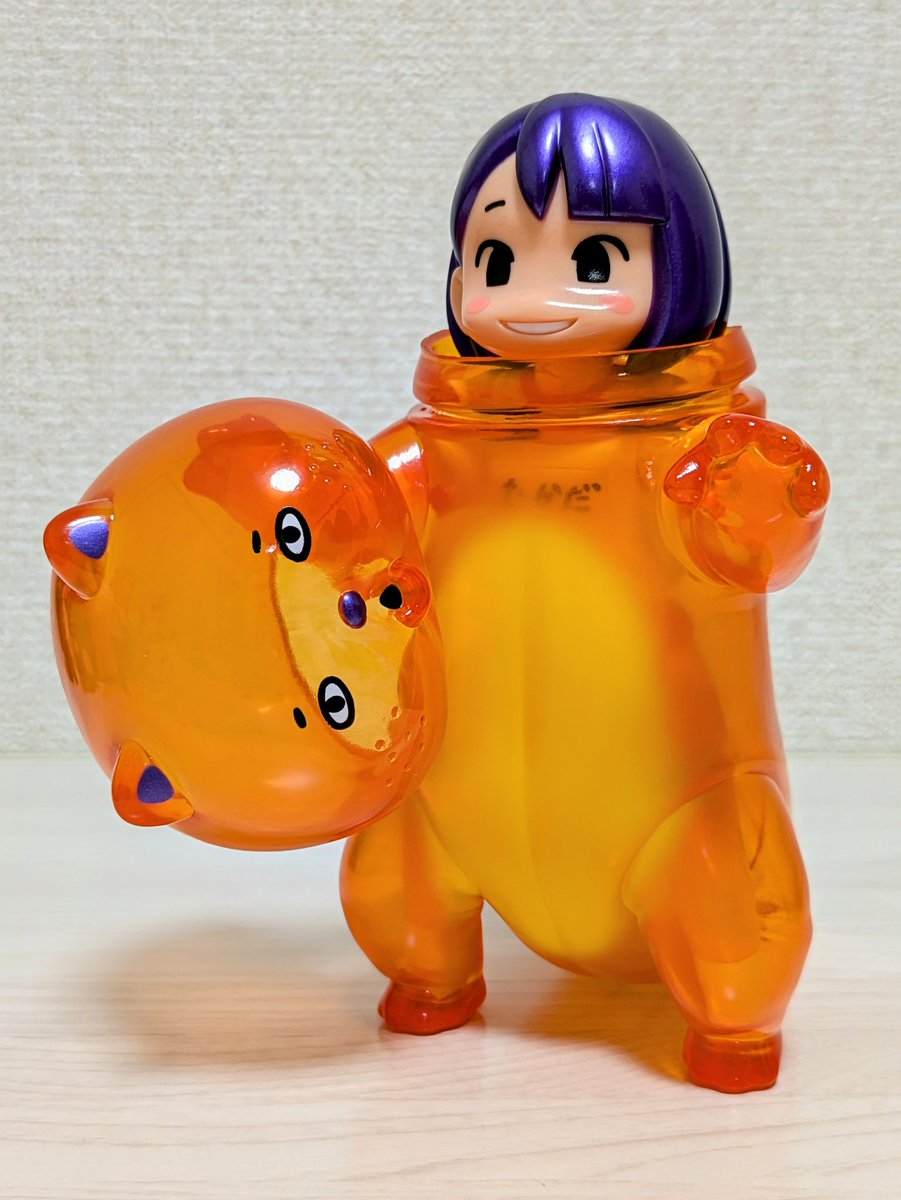 新品 バケタンブログ×高田憂希コラボ メンタイゴン ソフビ 人形 蓄光