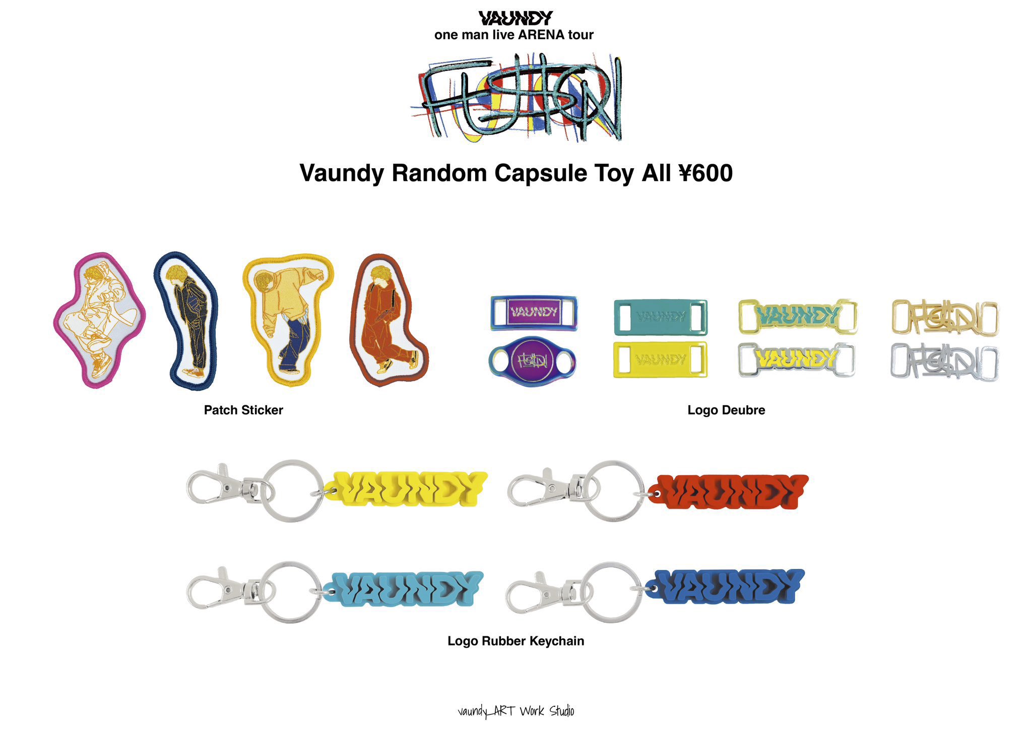 vaundy 限定グッズ Keychain ステッカー vaundy 限定グッズ Keychain