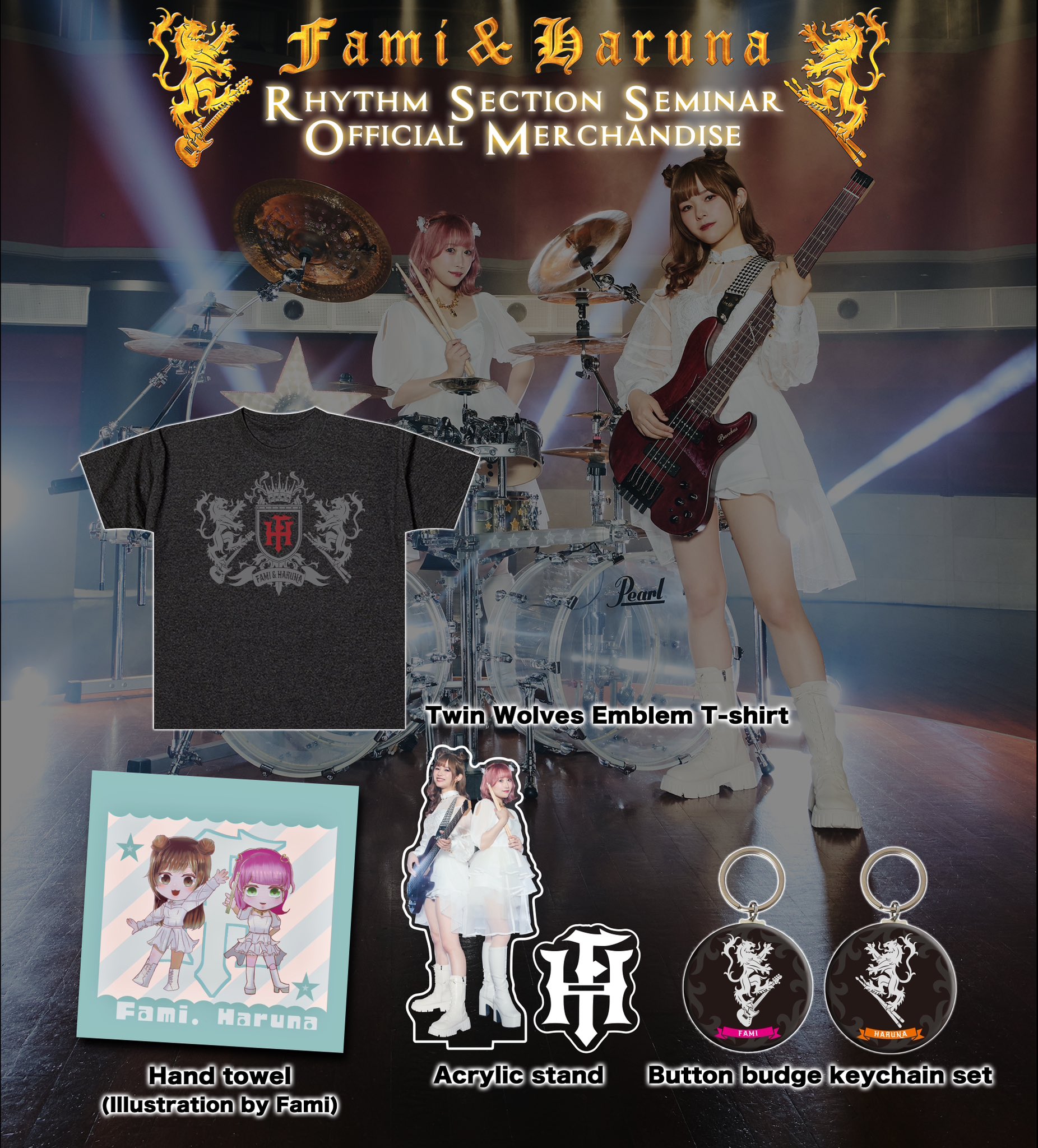 LOVEBITES/メンバー直筆サイン入りポスター A2サイズ。 LOVEBITES