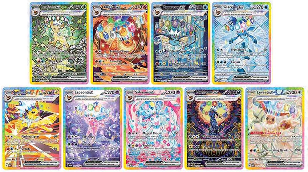 ブイズSAR判明？】 海外の「Prismatic Evolutions」のポスターより