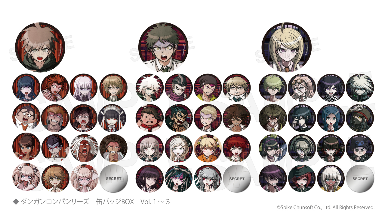 ダンガンロンパ ナンジャタウン テレ顔 照れ顔 ハート缶バッジ 田中眼