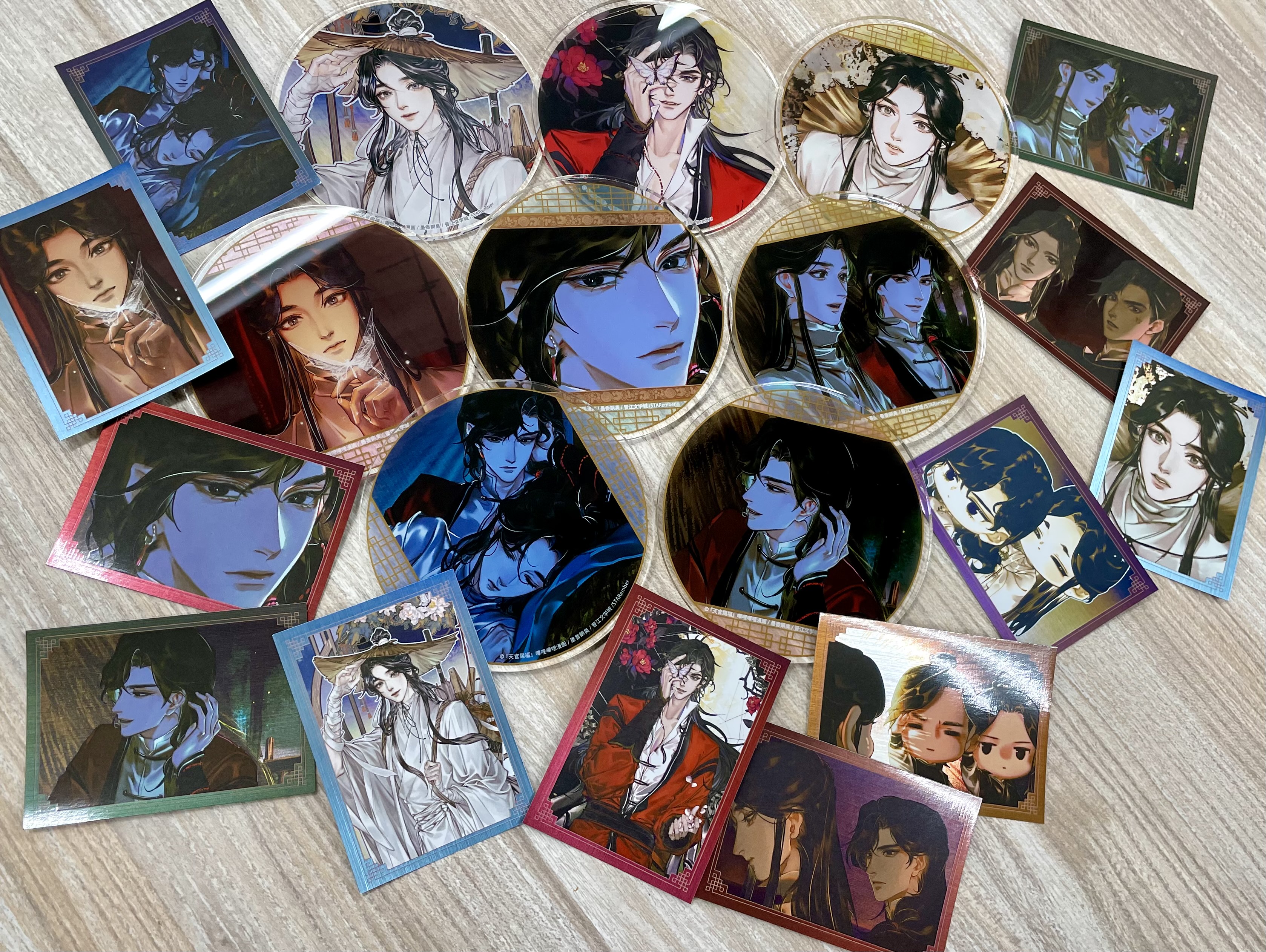 天官賜福 THEキャラ カフェ コースター フルセット 天官賜福 The キャラ
