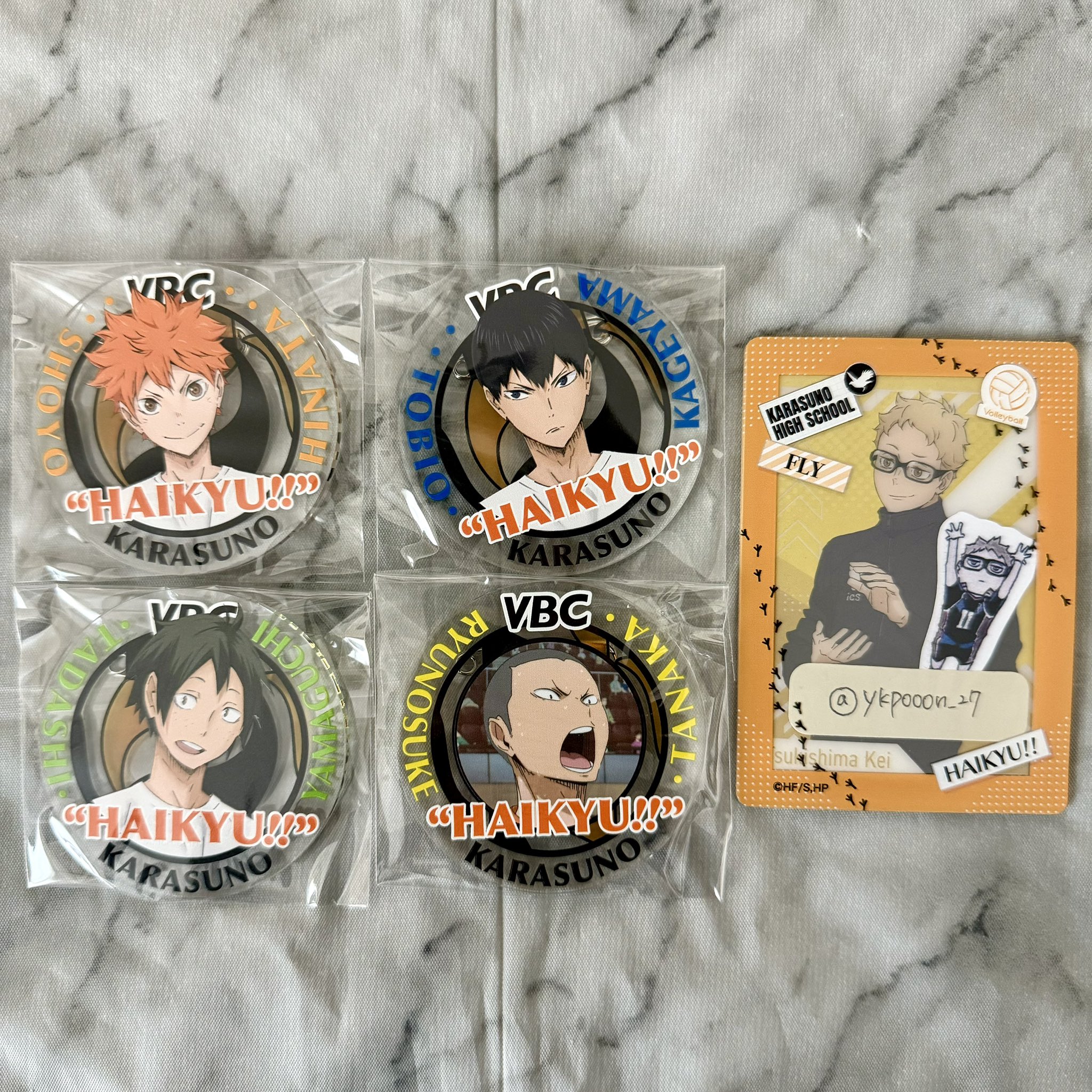 ハイキュー!! 合同練習会 缶バッジ 月島蛍 28個セット