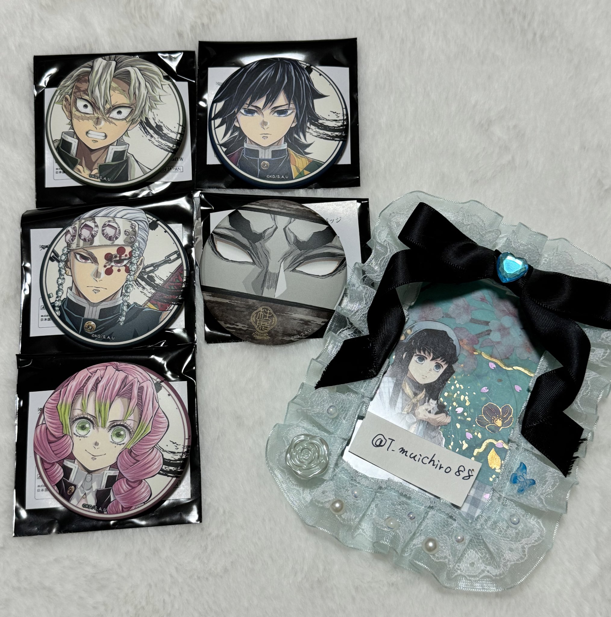 鬼滅の刃 柱展 エモーショナル缶バッジ 時透無一郎 未開封 8点 鬼滅の