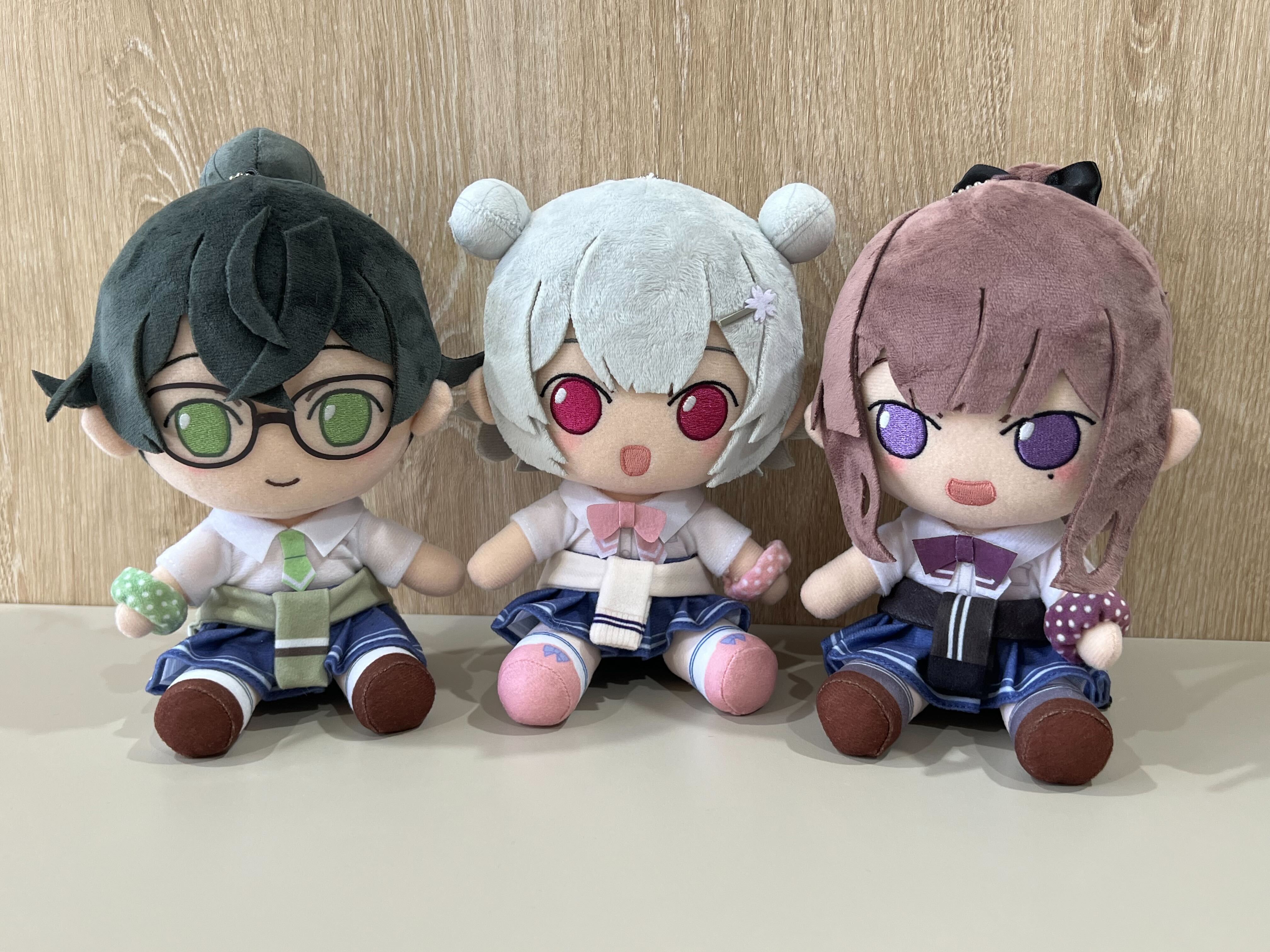 AHS 夏服おすわりぬいぐるみ 小春六花 夏色花梨 花隈千冬 3点 限定品