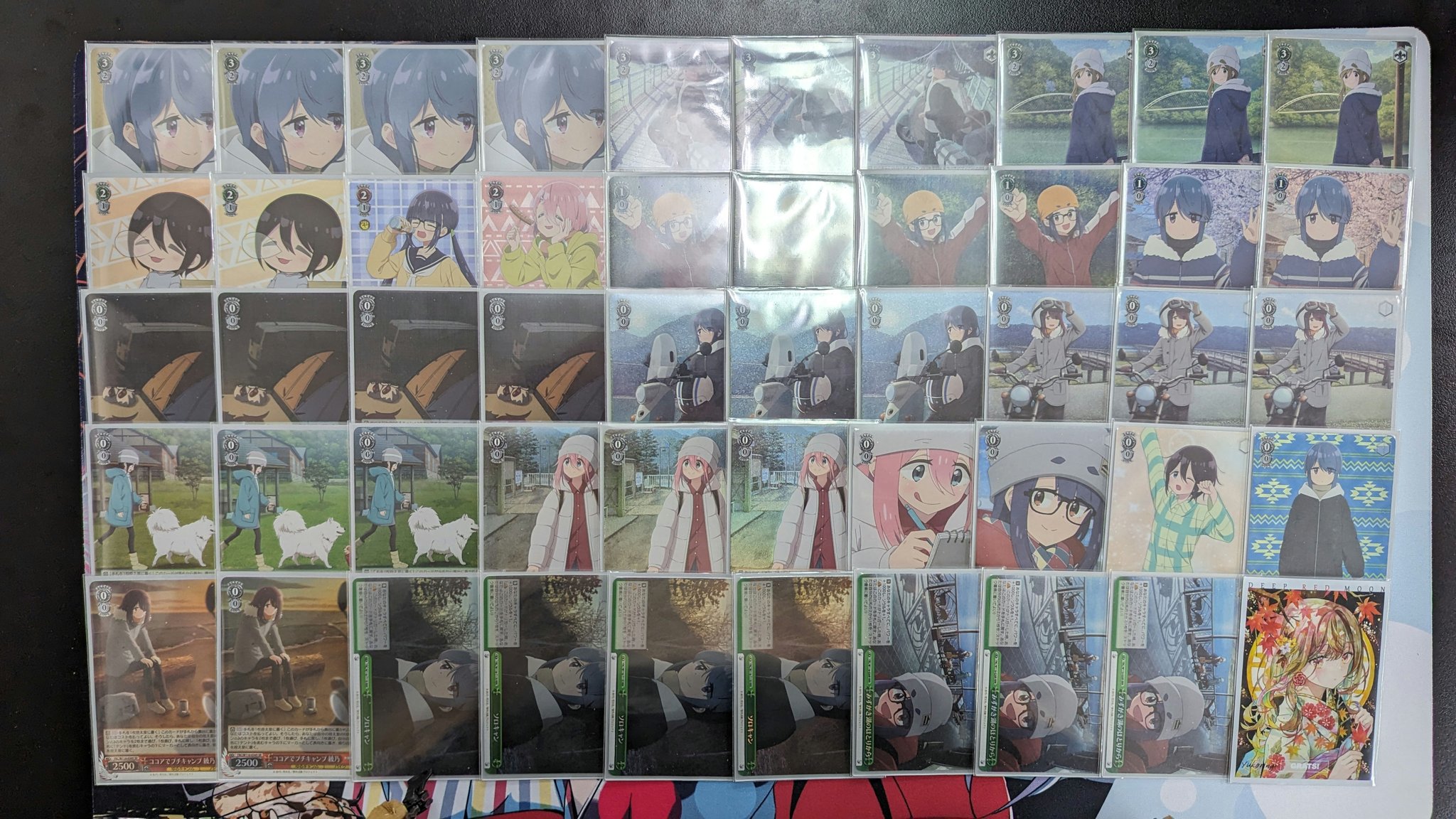 ヴァイスシュヴァルツ ゆるキャン デッキとパーツ ゆるキャン ヴァイス