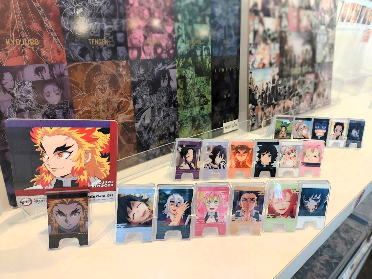 鬼滅の刃 柱展 カフェ コースター コンプリート 煉獄 義勇 鬼滅の刃