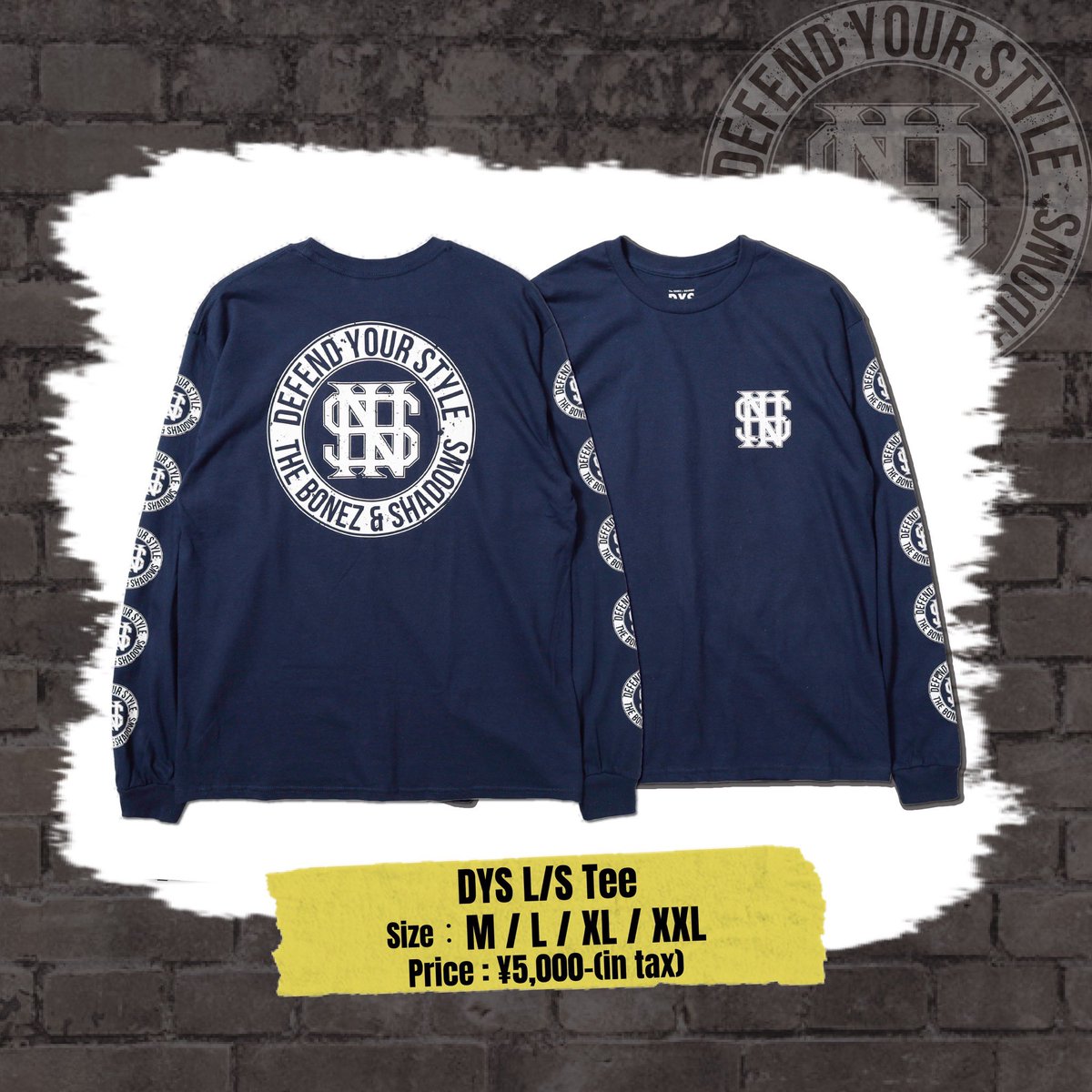 The BONEZ SHADOWS DYS Tee① The BONEZ SHADOWS DYS Tee①