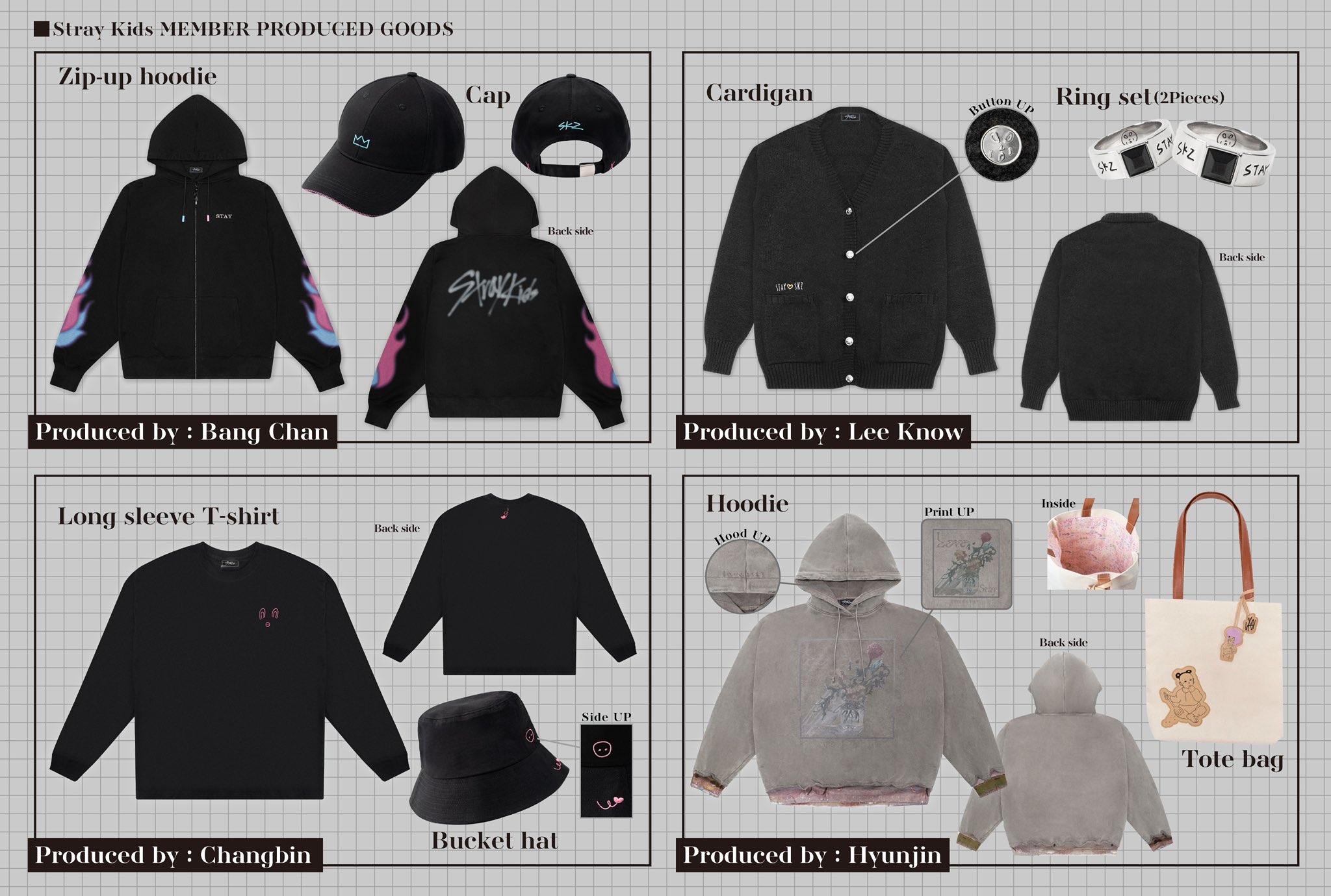 stray kids バンチャン パーカー メンプロ フーディ コレクション