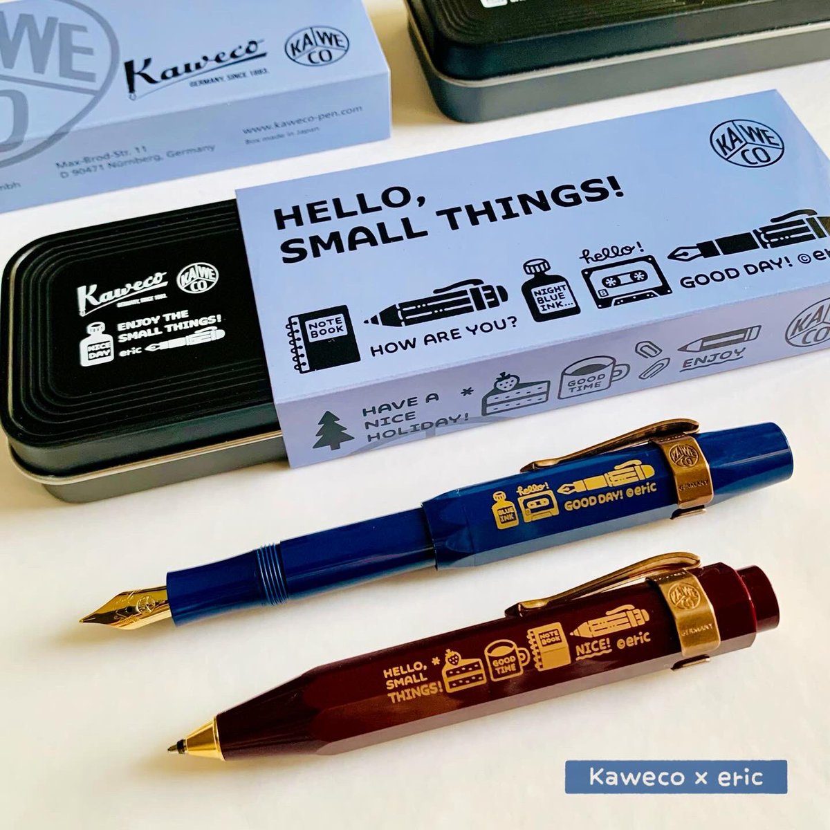 kaweco×eric コラボ第三弾 万年筆&ボールペンセット 【公式通販】