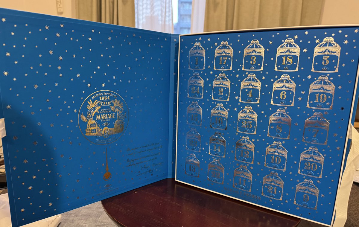 12月になったので…… マリアージュ・フレールのアドベントカレンダー
