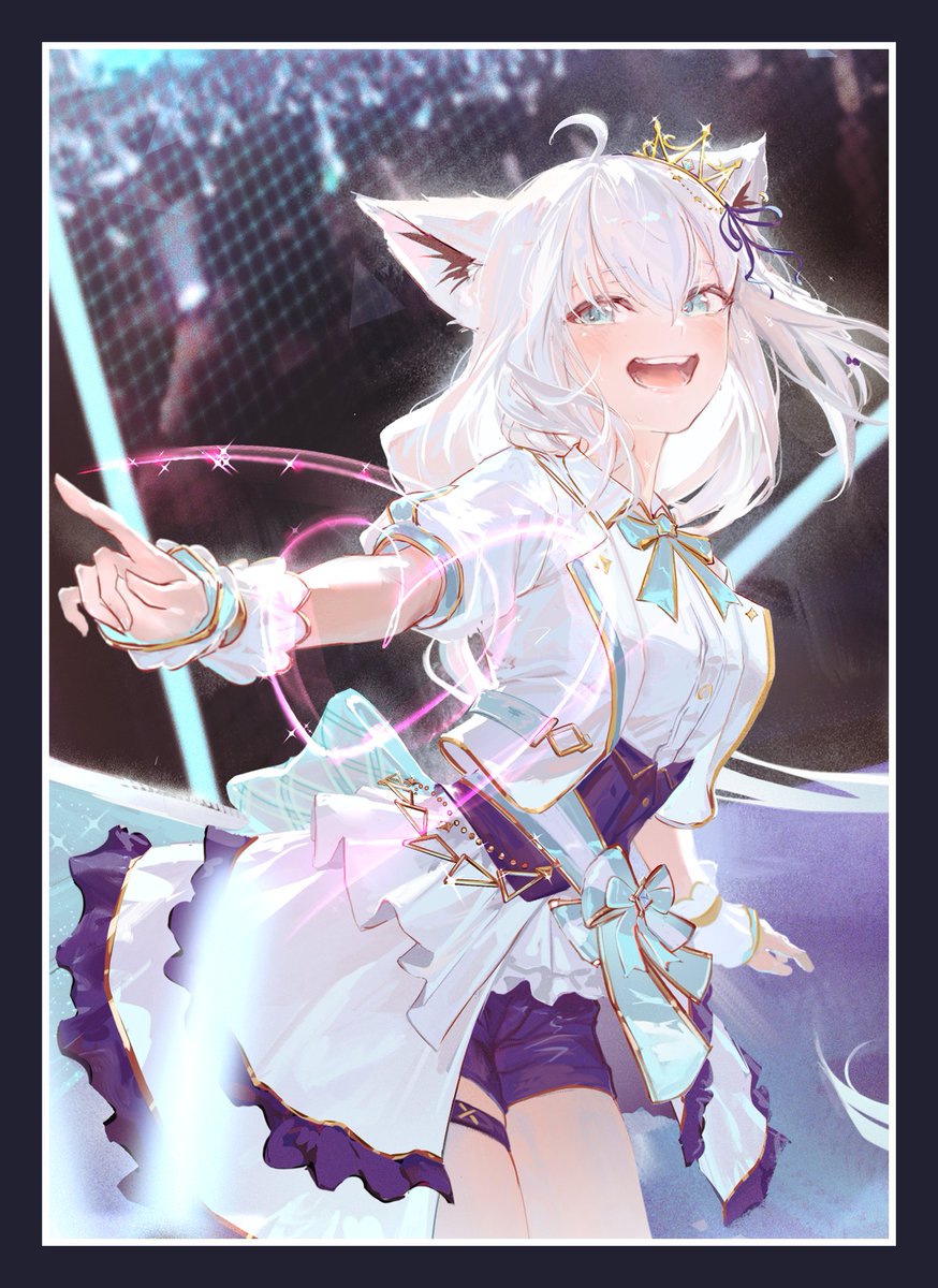 α1 ホロライブ 初期衣装&ローマ字ネーム 白上フブキ スリーブ&プレイ