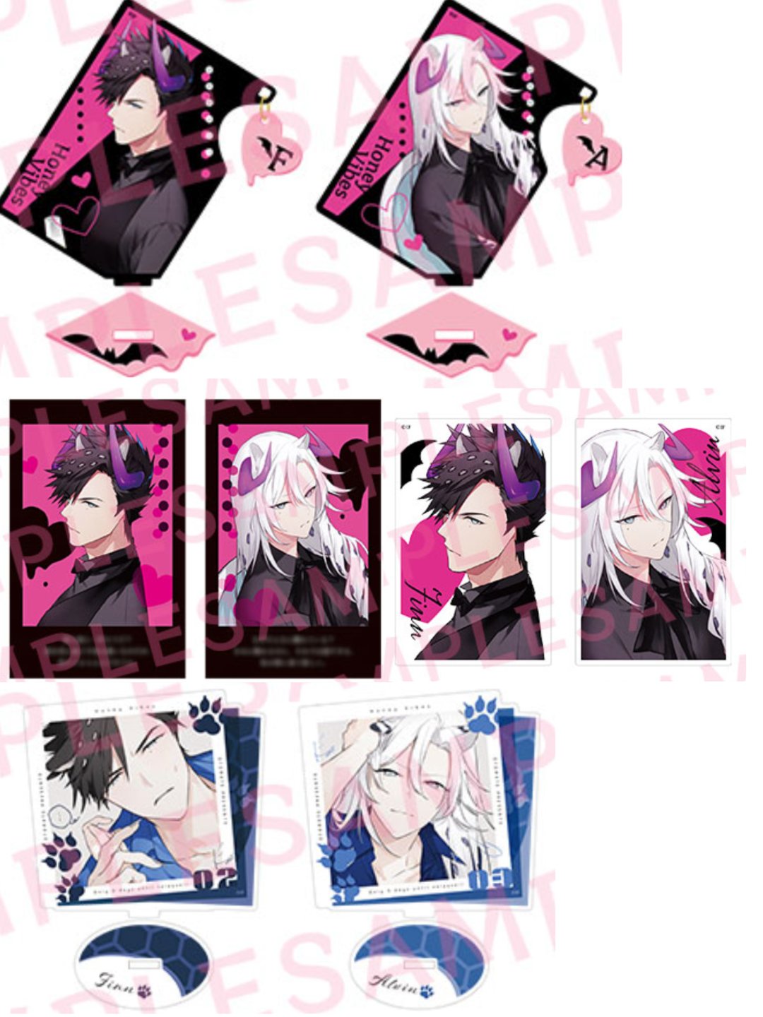 Honey Vibes アクスタ アルヴィン Honey Vibes】アクリルスタンド(全7