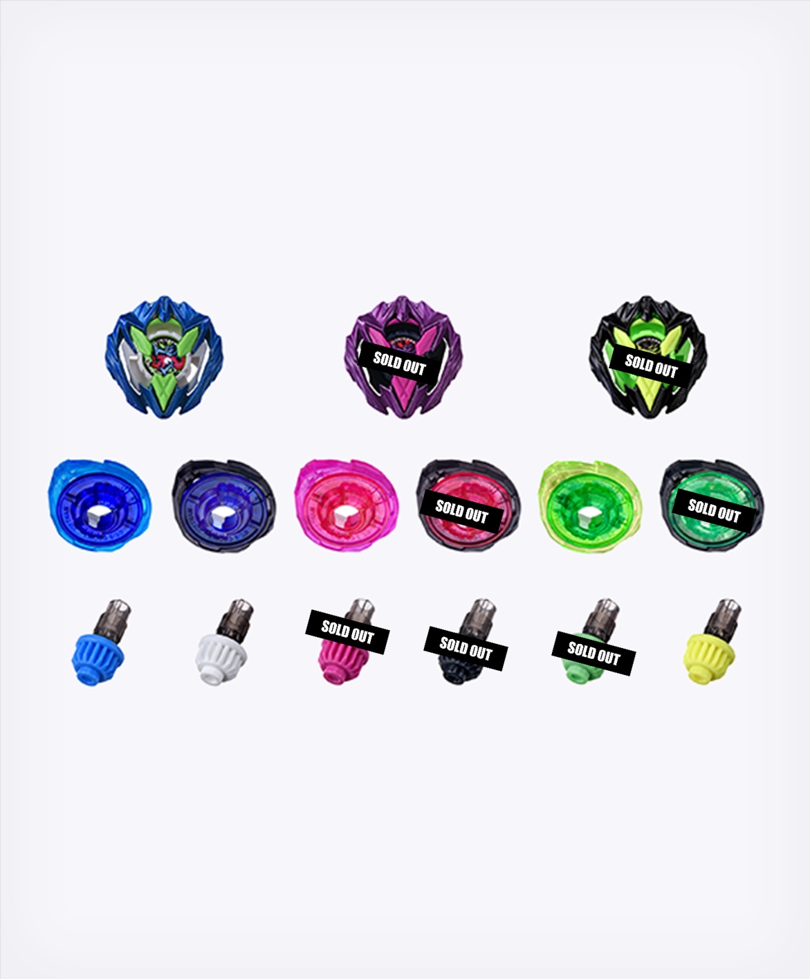 ベイブレードx カラーチョイス ドランバスター1-60A 全種コンプリート