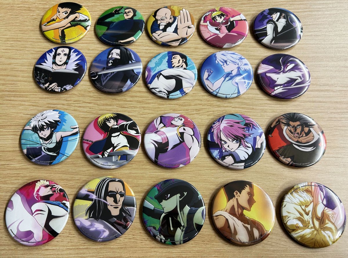 HUNTER×HUNTER ハンター×ハンター 缶バッジ ジャンプフェスタ HUNTER