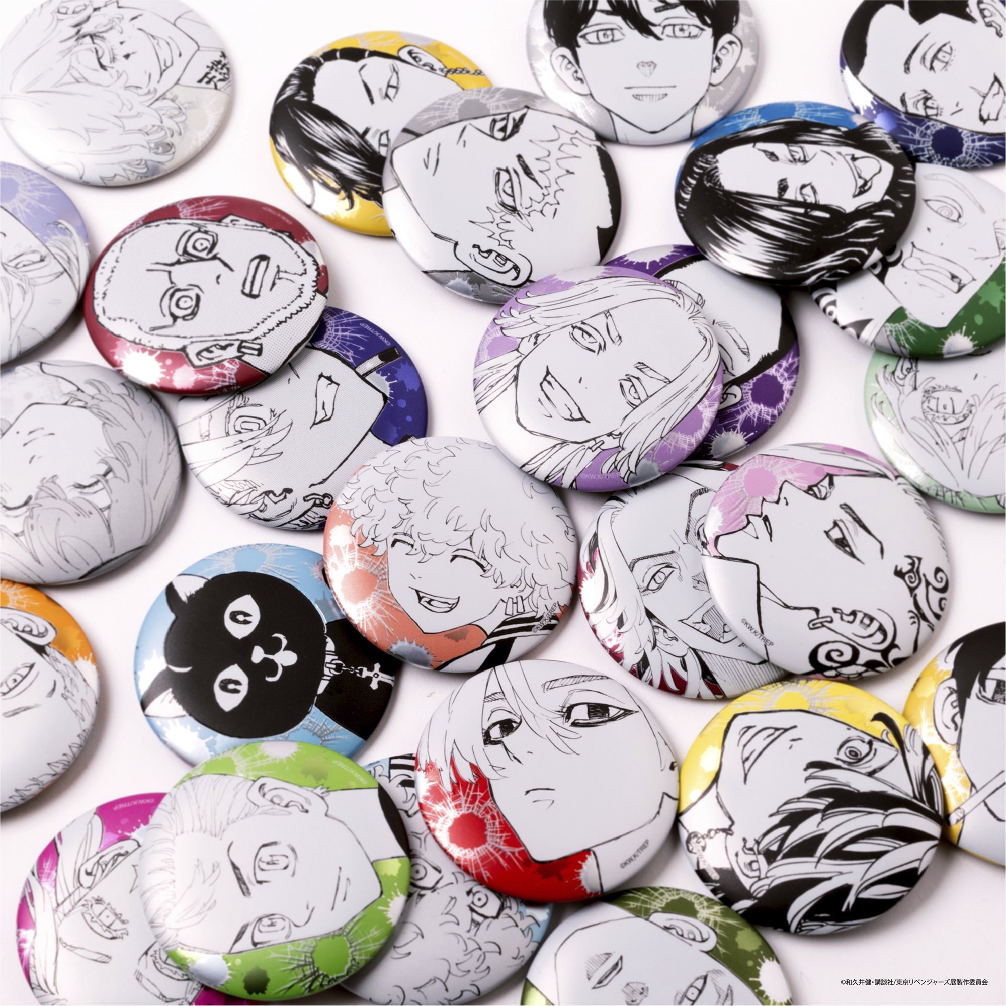 台湾 東京リベンジャーズ 東リベ 新体験展 限定 缶バッジ 佐野万次郎