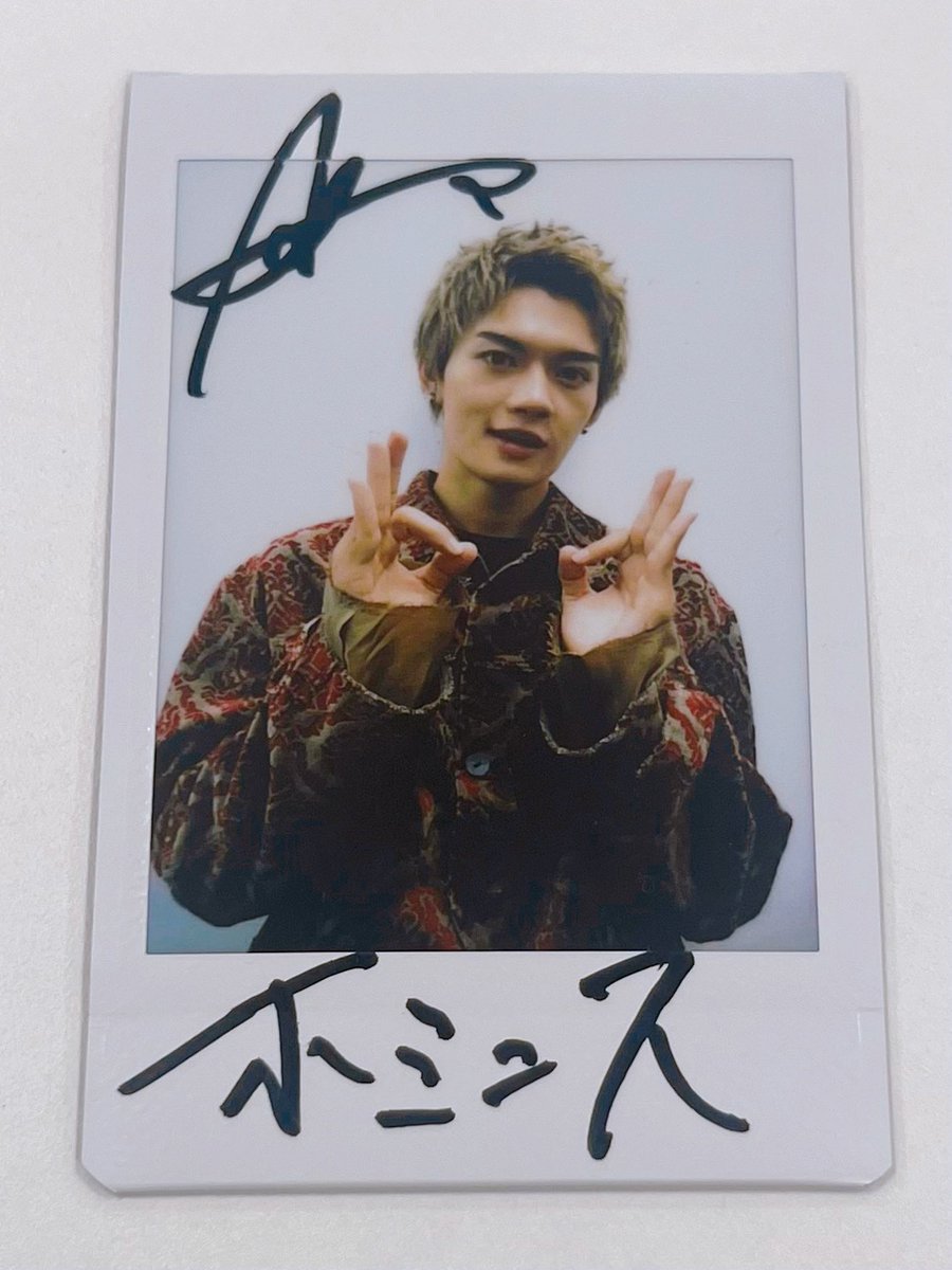 佐野勇斗 爆誕祭 2022 サイン入り チェキ 佐野勇斗 爆誕祭 2022 サイン