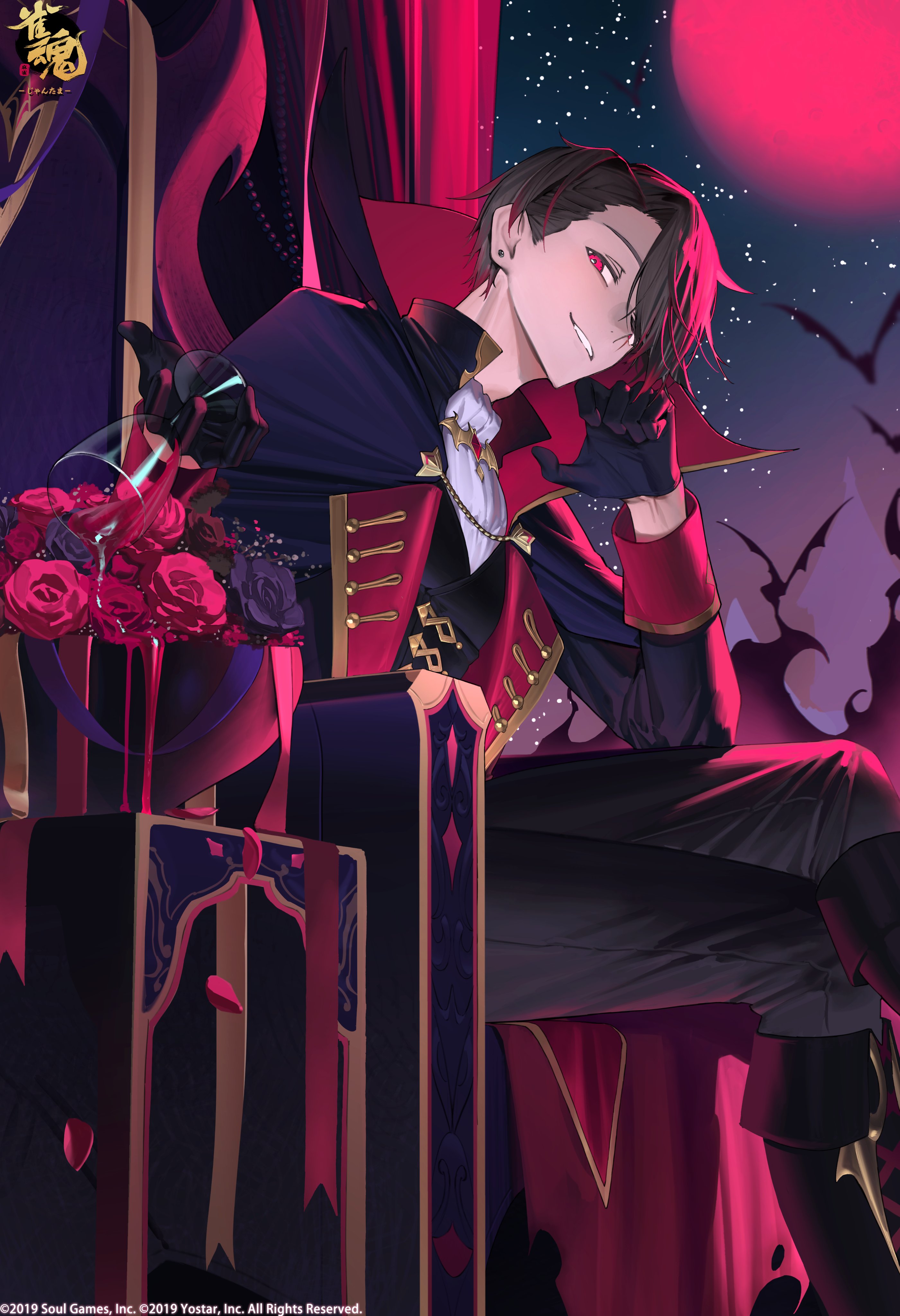 雀魂 じゃんたま ジョセフ 誕生日記念イラストペーパー額縁スタンド 雀