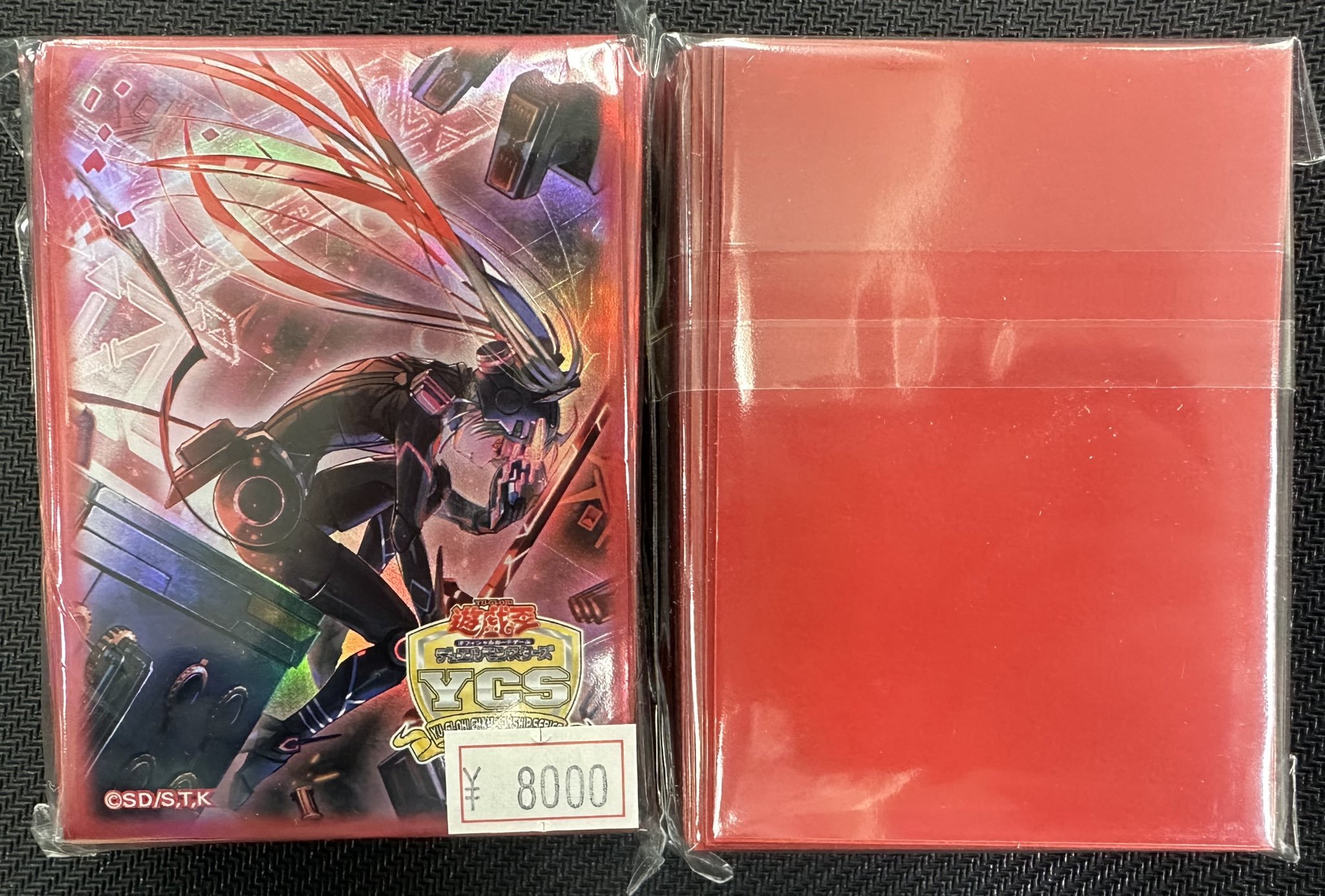 遊戯王 閃刀姫 閃刀起動 エンゲージ 絵違い スリーブ YCS中国 広州会場