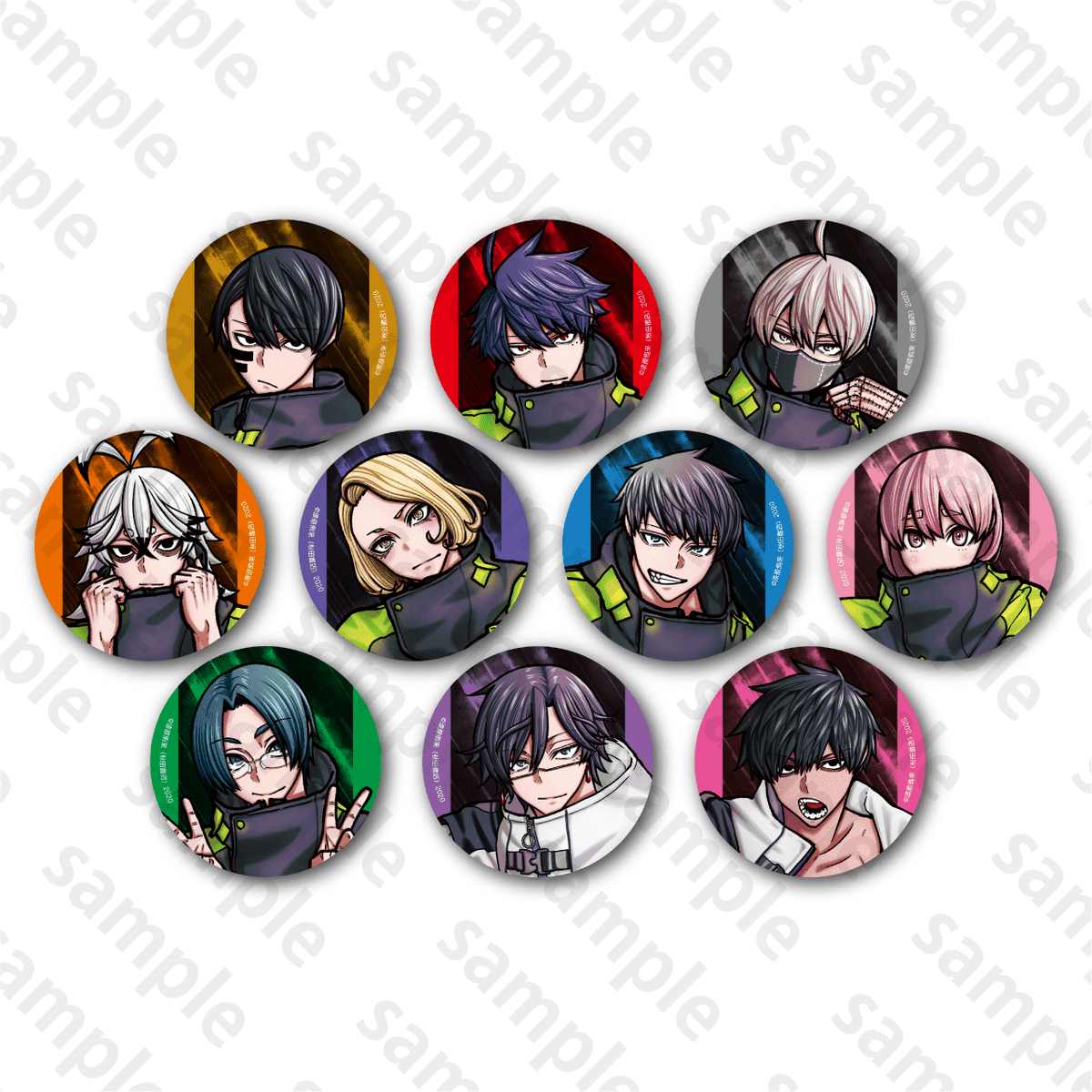 桃源暗鬼 コミケ 秋田書店 c107 月詠 缶バッジ 桃源暗鬼 桃華 月詠 缶