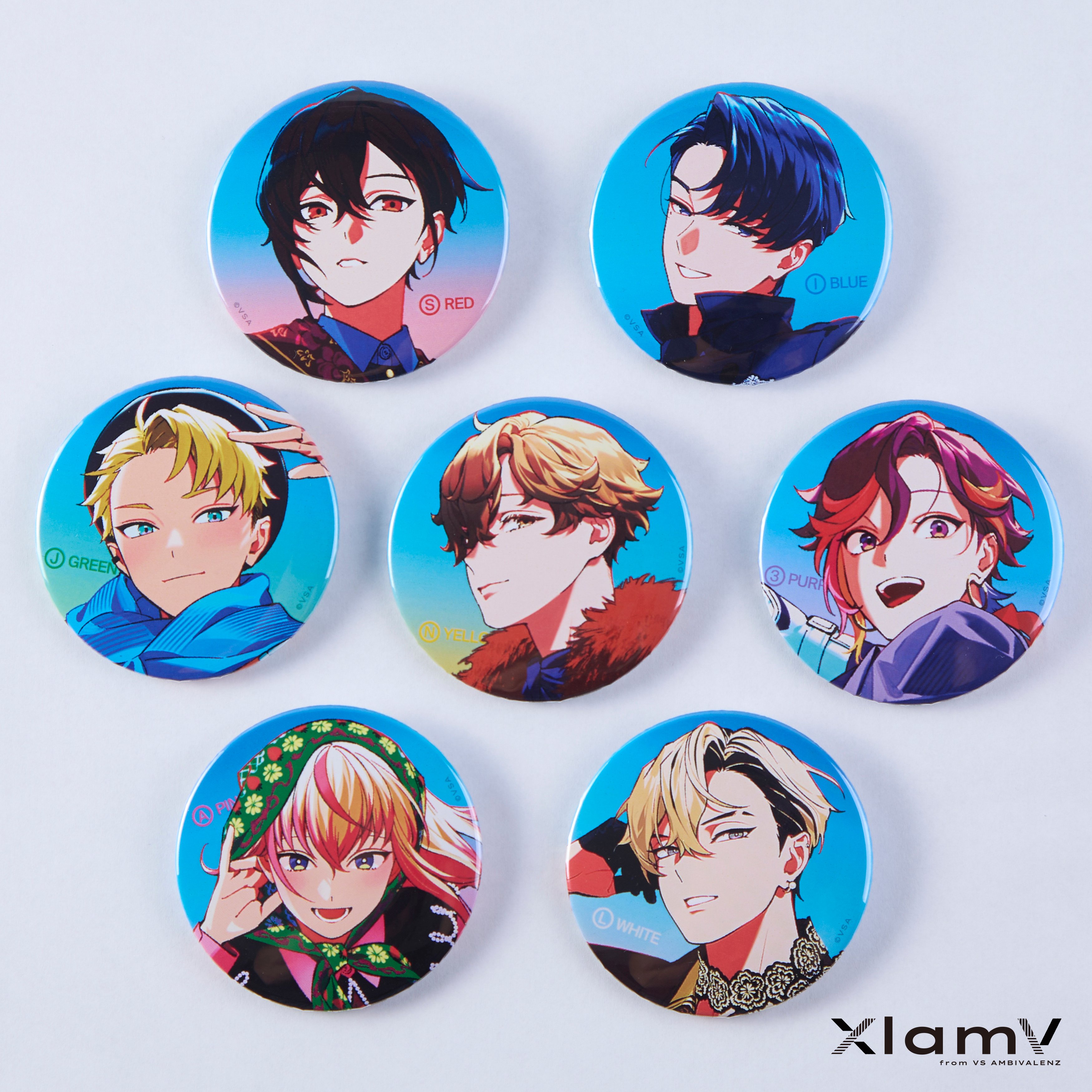 XlamV ナゴム 缶バッジ ビバレン 缶バッジ XlamV ナゴム ビバレン