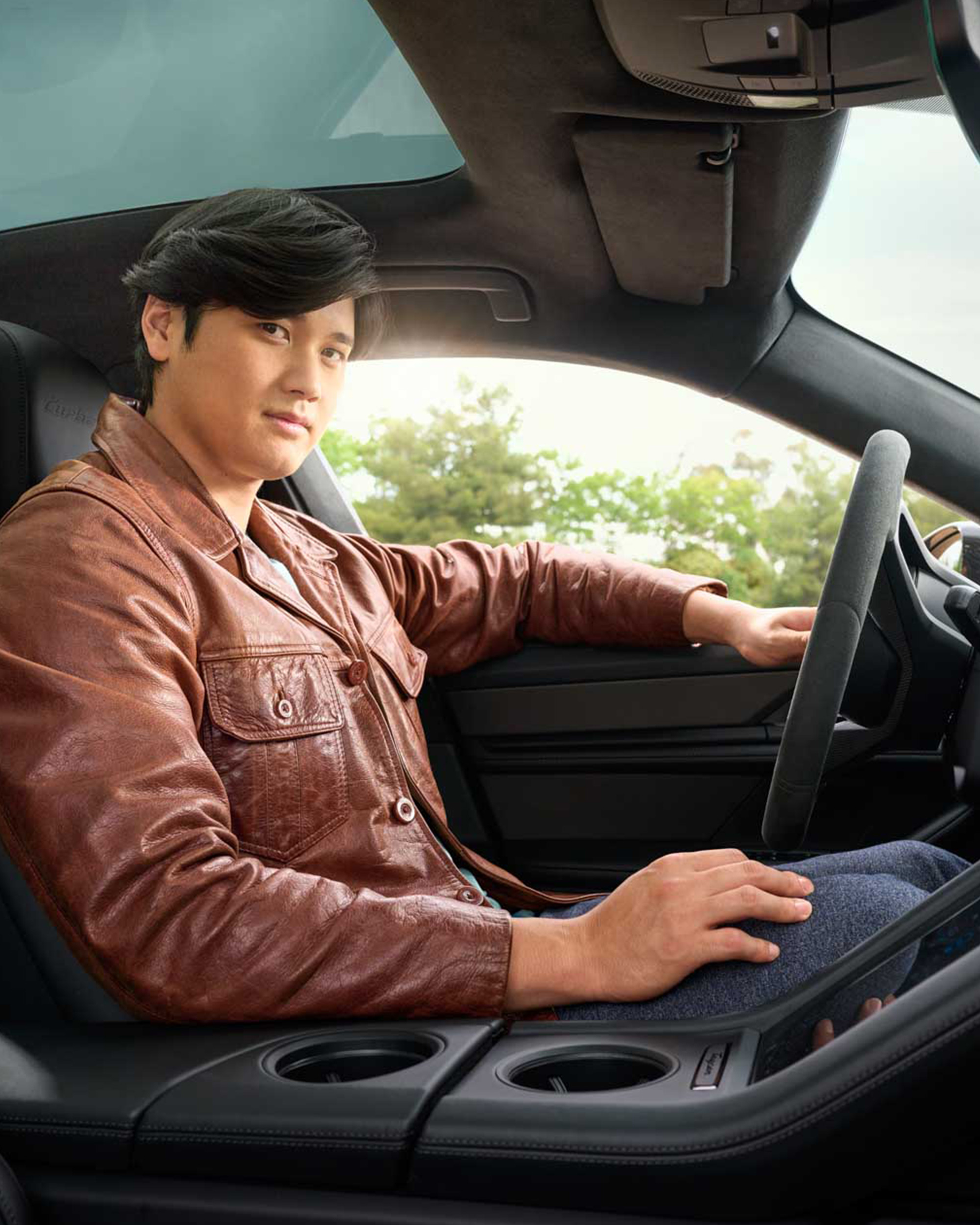 大谷翔平Porsche ポスターとフラッグセット 大谷翔平Porsche ポスター