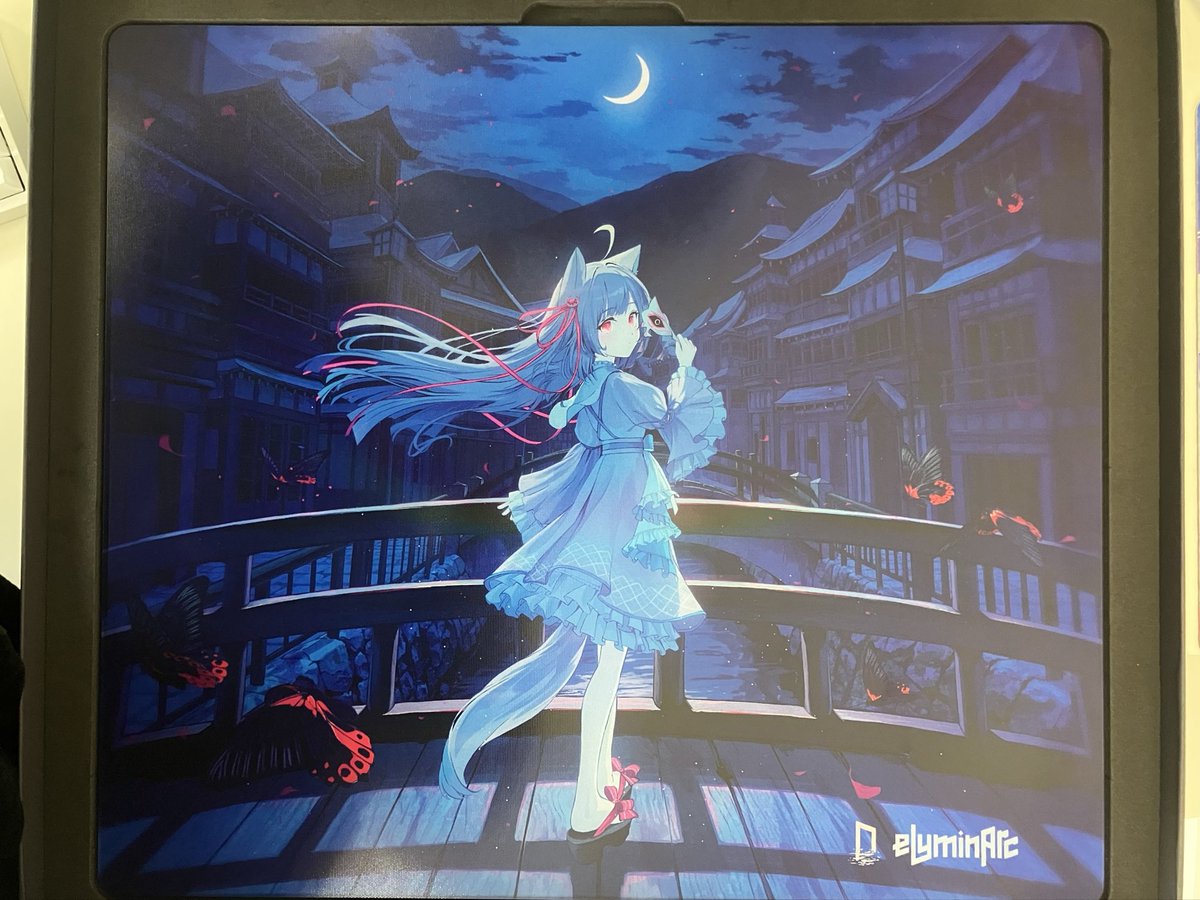 eLuminArc ガラスマウスパッド GMeLA「月灯」 📣✨話題のガラスパッド