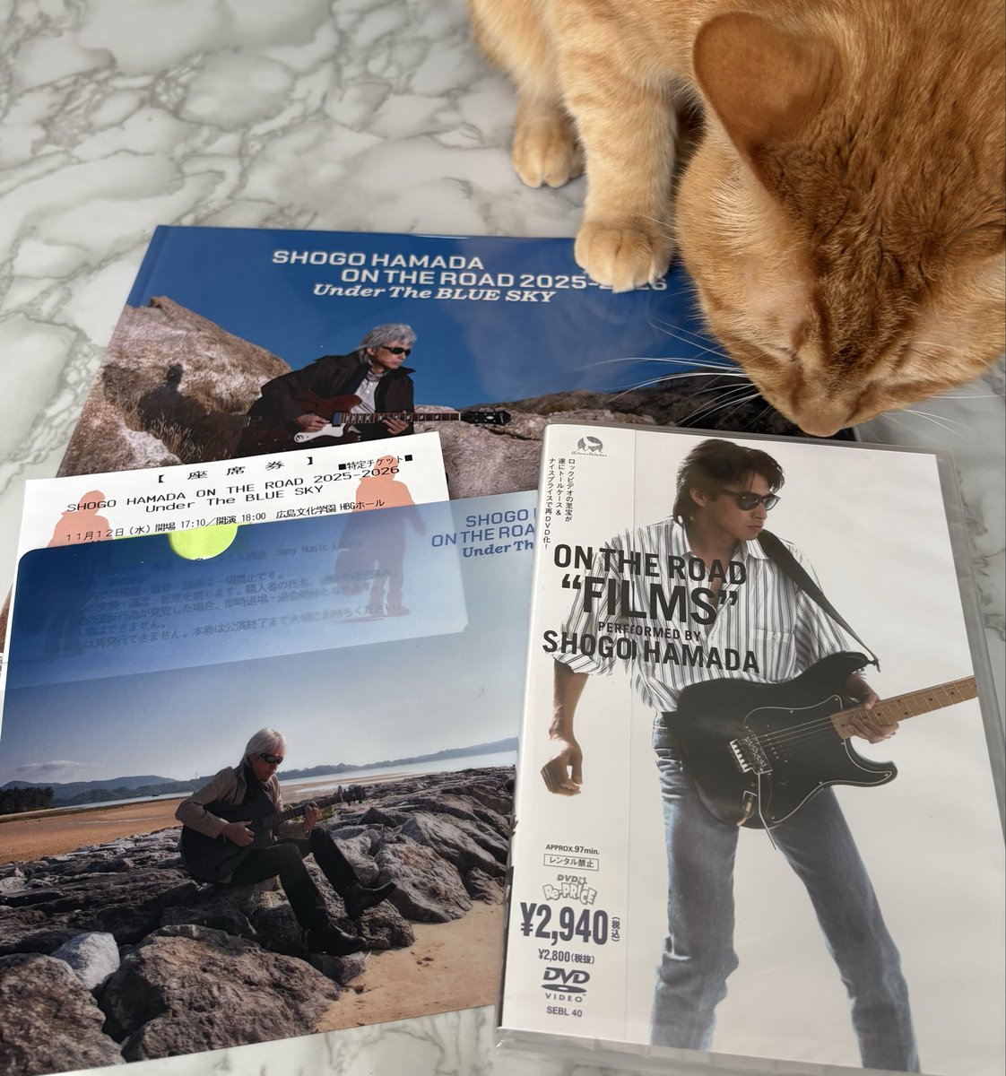 昨年の広島公演の時買ったDVD📀やっと見れた！ツアーパンフレットも