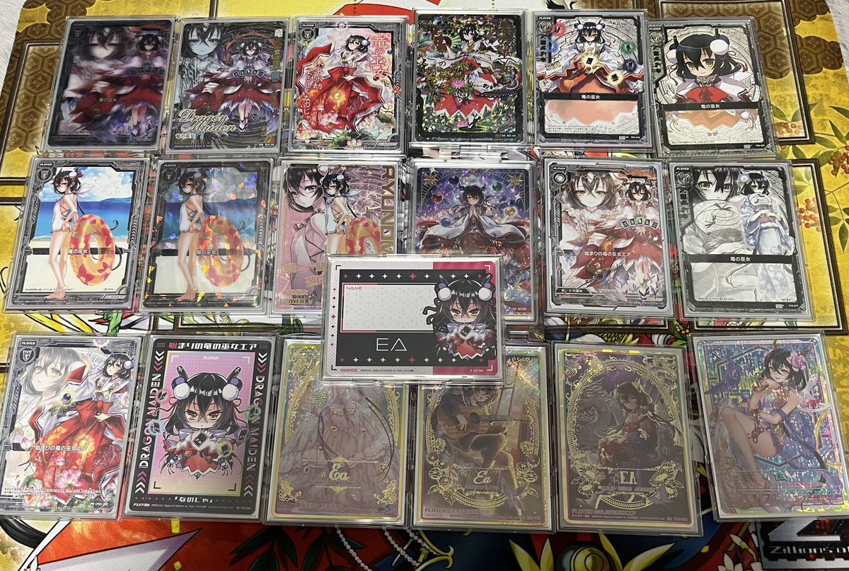 ゼクス始めてから2年くらい経ったけどようやくエアのプレイヤーカード