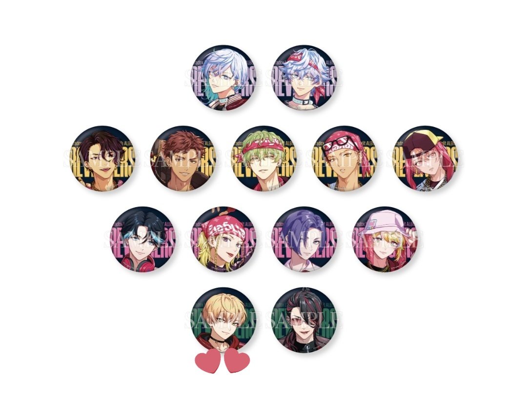 仮約束/交換】パラライ REVENGERS 缶バッジ 譲: 珂波汰*/那由汰*/依織