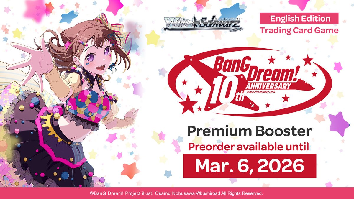 HAPPY 10TH ANNIVERSARY BANG DREAM! ❤️