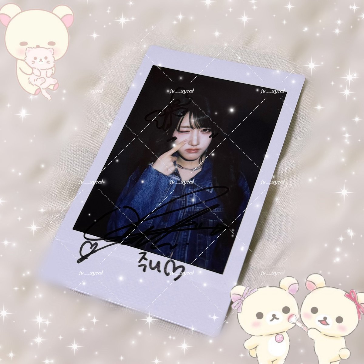 260124🎀 hellolive ヨントン 人生初のサインチェキ⋆˚ʚɞ 幸せすぎる