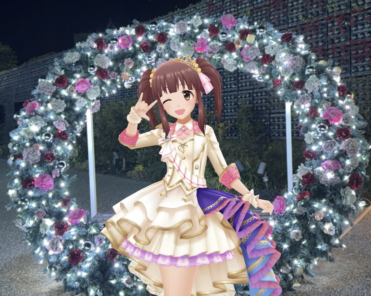 6時11分は智絵里のクローバータイム #デレスポAR こんばんちえりん