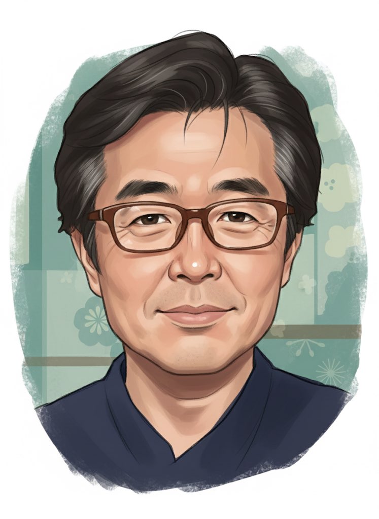 Geminiに似顔絵を描いてもらった。