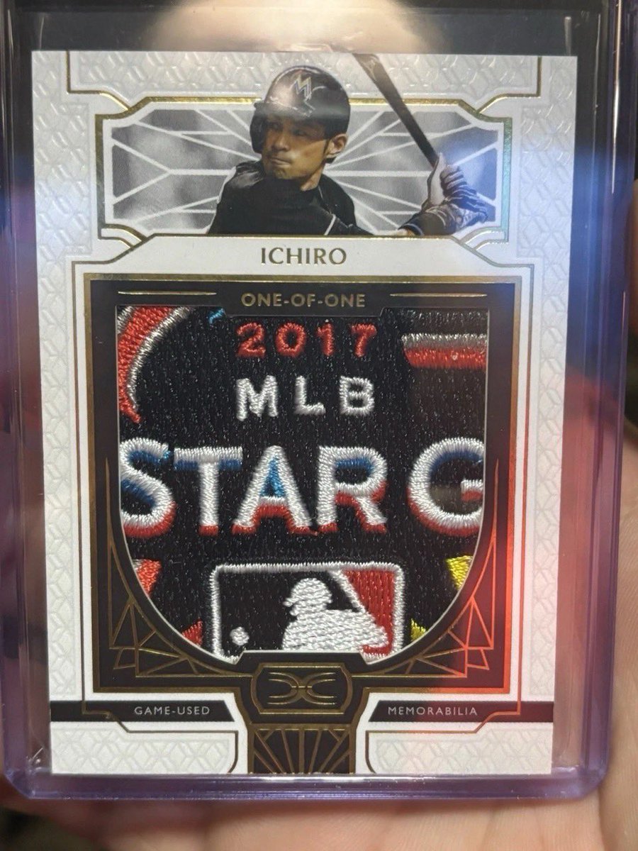 イチロー 2017年オールスターのジャージから JUMBOパッチ🔥