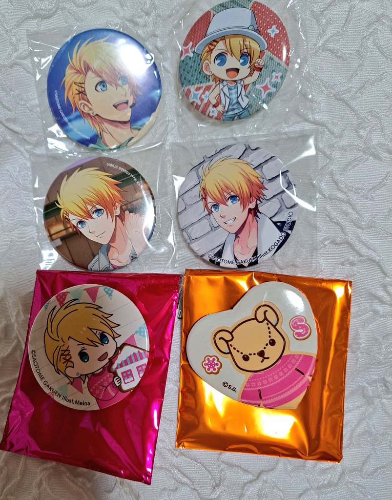 譲渡】うたプリ 来栖翔 缶バッジ 譲：画像のお品物 缶バッジ アクスタ