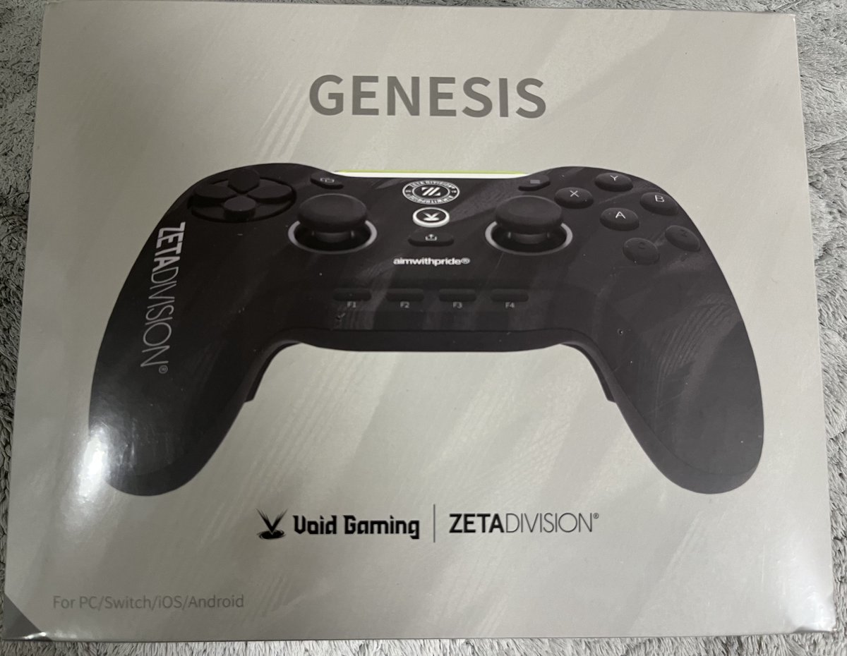 VOID GAMING様から「Void GENESIS × ZETA DIVISION」のコントローラー
