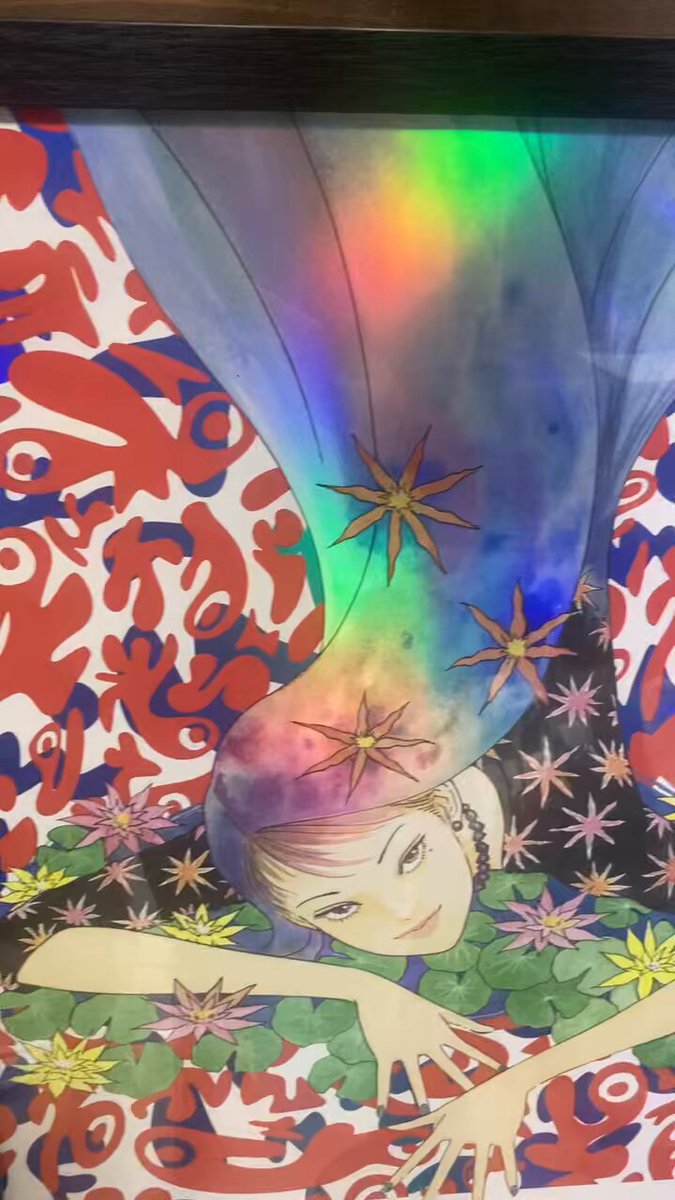 万博会場限定】新品未開封 伊藤潤二 EXPO オーロラポスター 富江 3