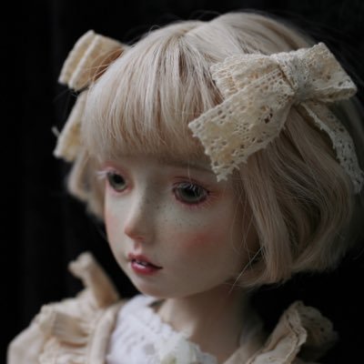 unon doll お洒落なビスク風ドール ペンダントにも♡ unon doll お洒落