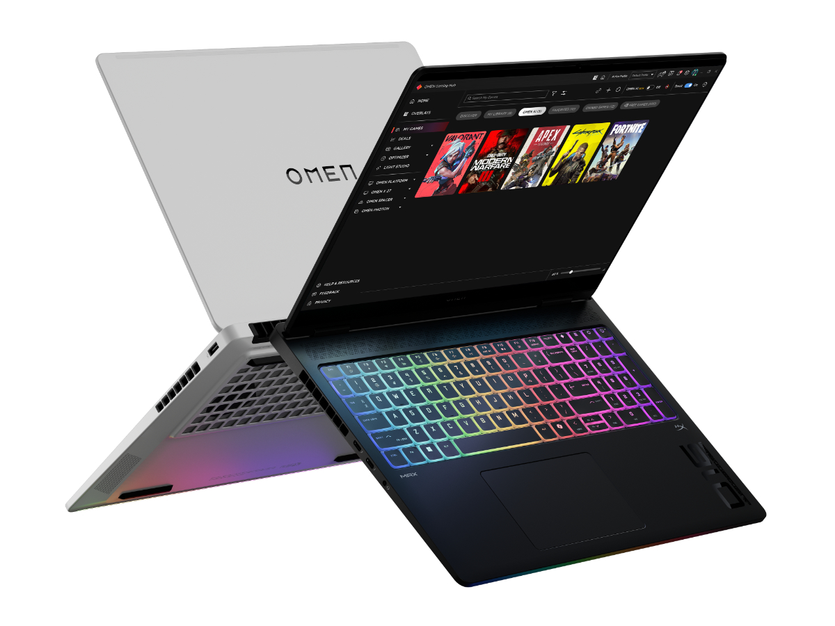 次世代GeForce採用の16型ゲーミングノート「OMEN MAX 16」。Ryzen AI