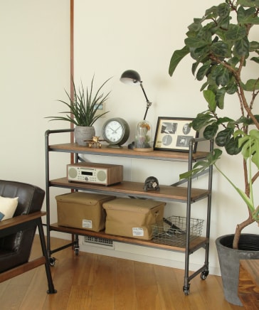 3段引き出し 木製キャビネット ニコアンド nico and 3段引き出し 木製