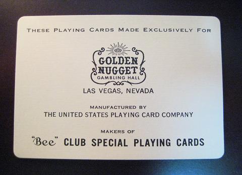 カード別使用感 Golden Nugget Deck（Las Vegas） : あすぱら 跡地