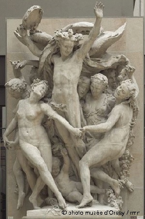 オペラ座のダンスをする女性胸像 彫刻複製 オブジェ ジャン