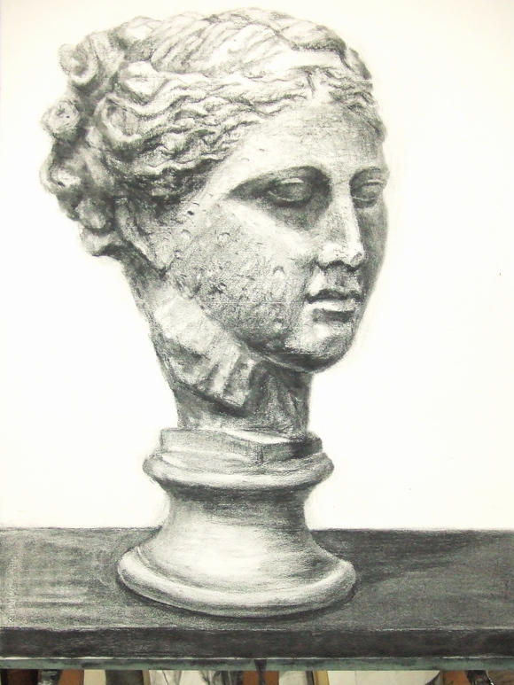 石膏像 デッサン あばたのヴィーナス 古代ヴィーナス首像（アバタの