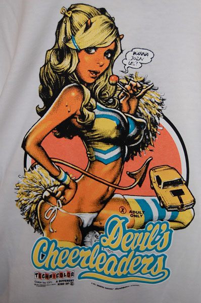 ロッキンジェリービーン デビルチアリーダー シルクスクリーンポスター