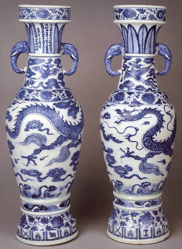 元代青花魚文碗中国古美術骨董品食器